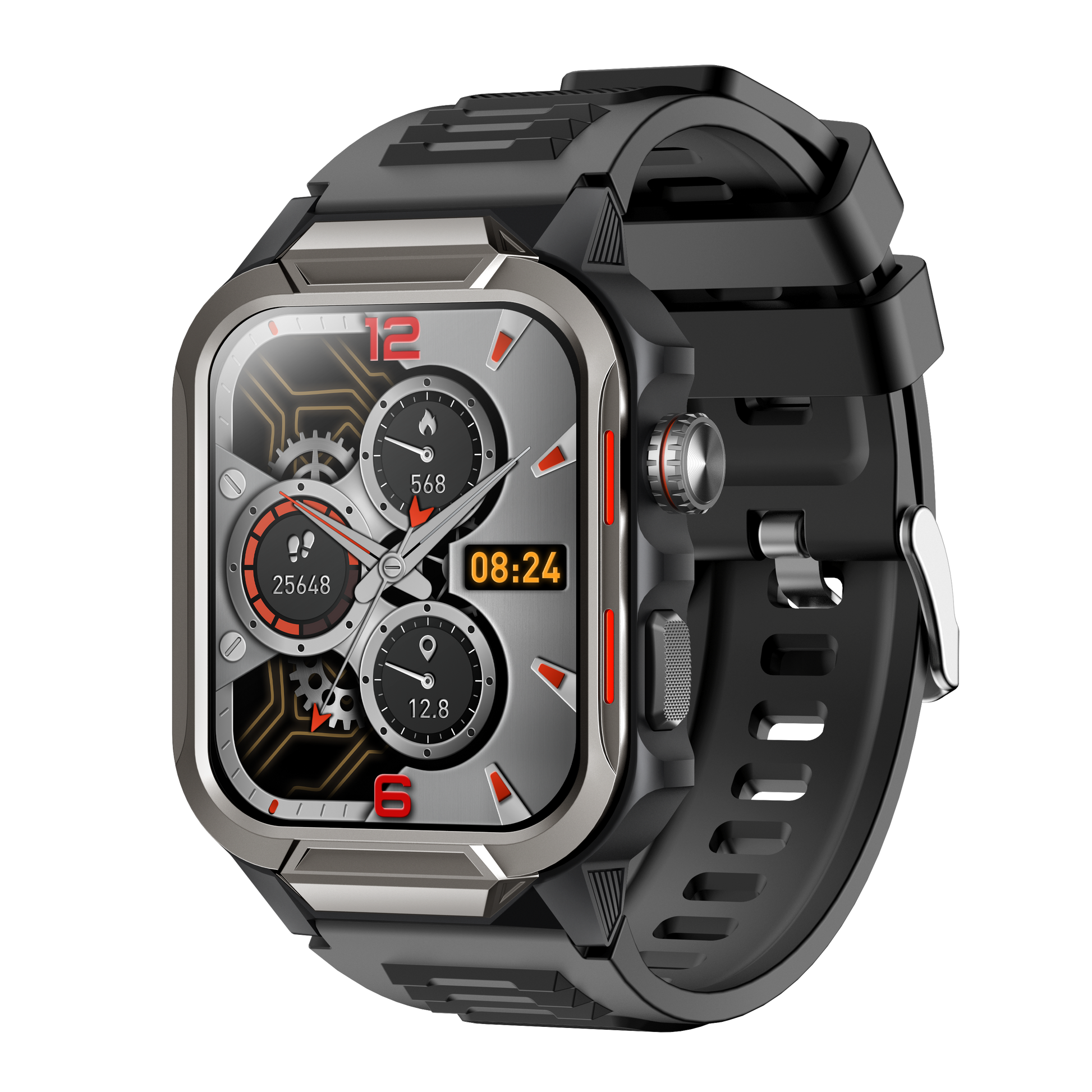 Smart Watch for Men 3ATM Waterproof Smartwatch 1.96 inch screen for Android and iOS Phones Fitness Tracker Watch with 100+ Sports Modes-7