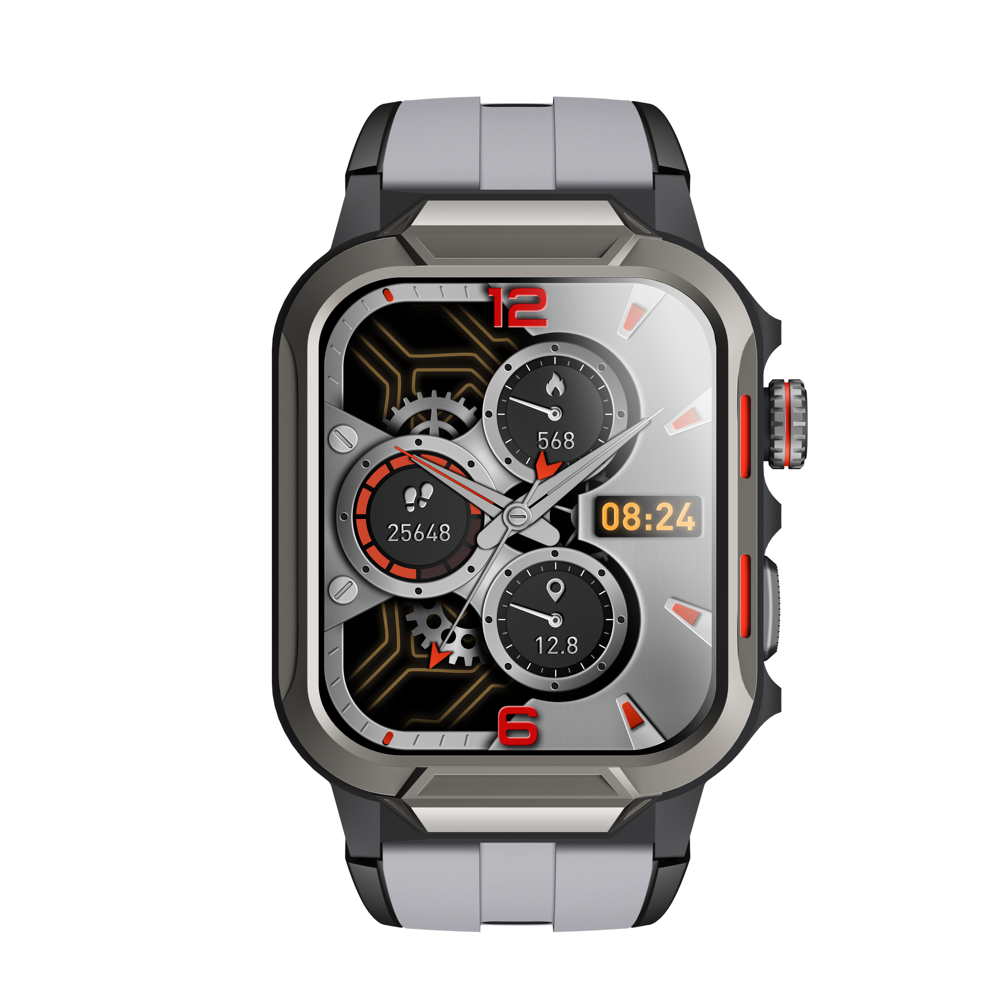 Smart Watch for Men 3ATM Waterproof Smartwatch 1.96 inch screen for Android and iOS Phones Fitness Tracker Watch with 100+ Sports Modes-1