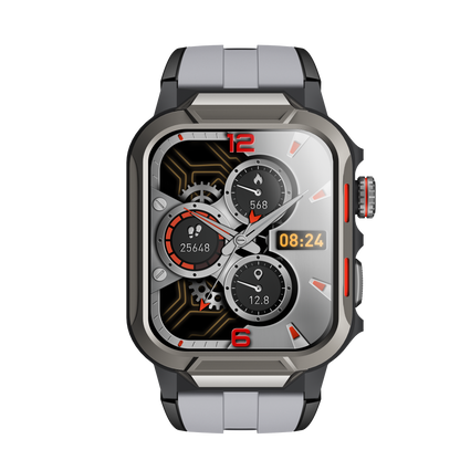 Smart Watch for Men 3ATM Waterproof Smartwatch 1.96 inch screen for Android and iOS Phones Fitness Tracker Watch with 100+ Sports Modes-1